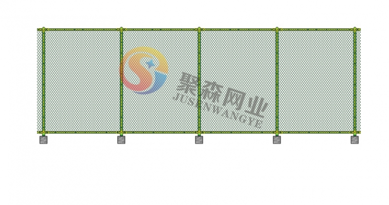 平拉式组装体育场围网设计效果图